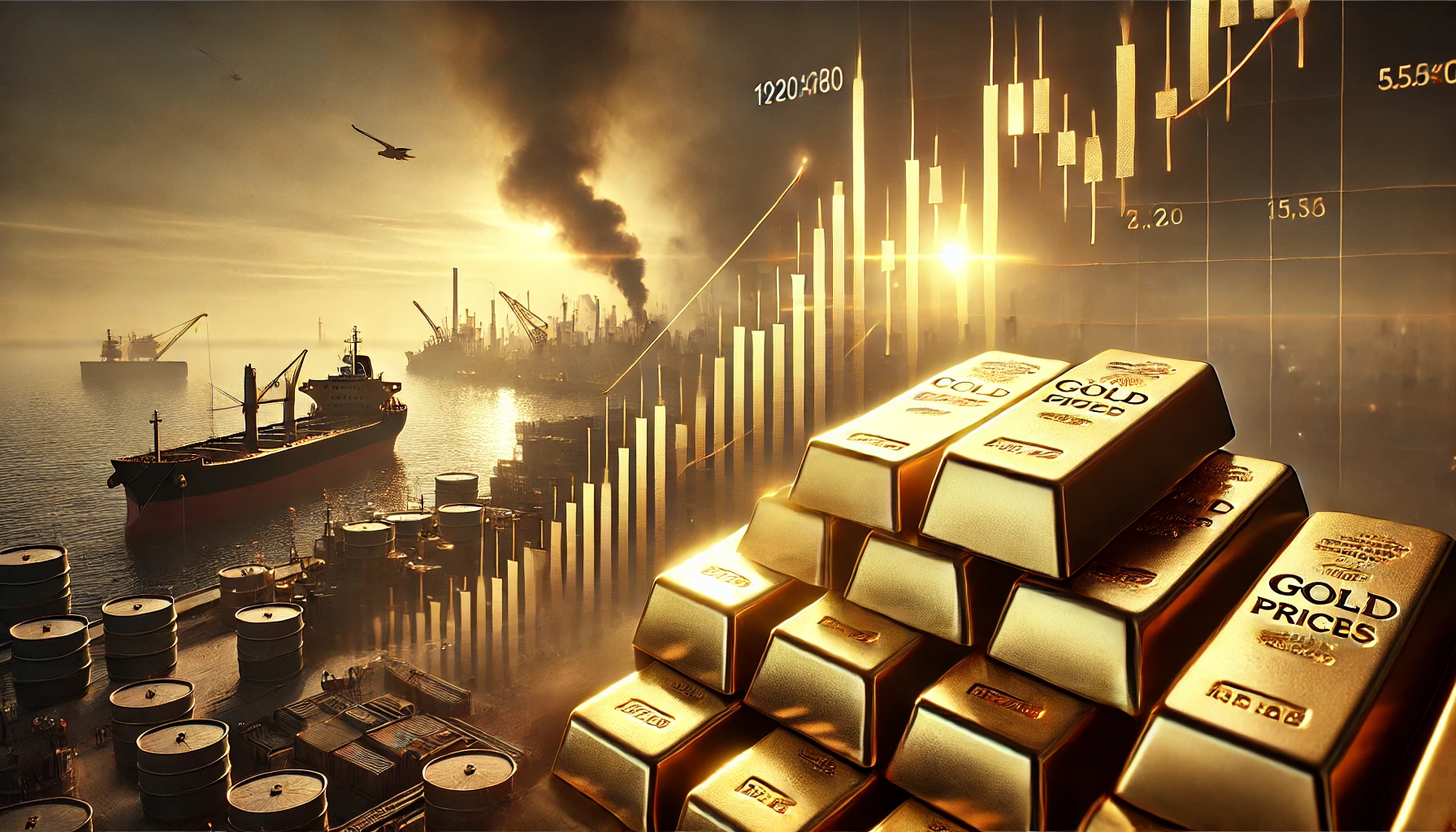 ارتفاع أسعار الذهب وسط توترات الشرق الأوسط: ما الذي يحفز الارتفاع؟